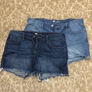 Old Navy Jean Shorts (2 pairs)